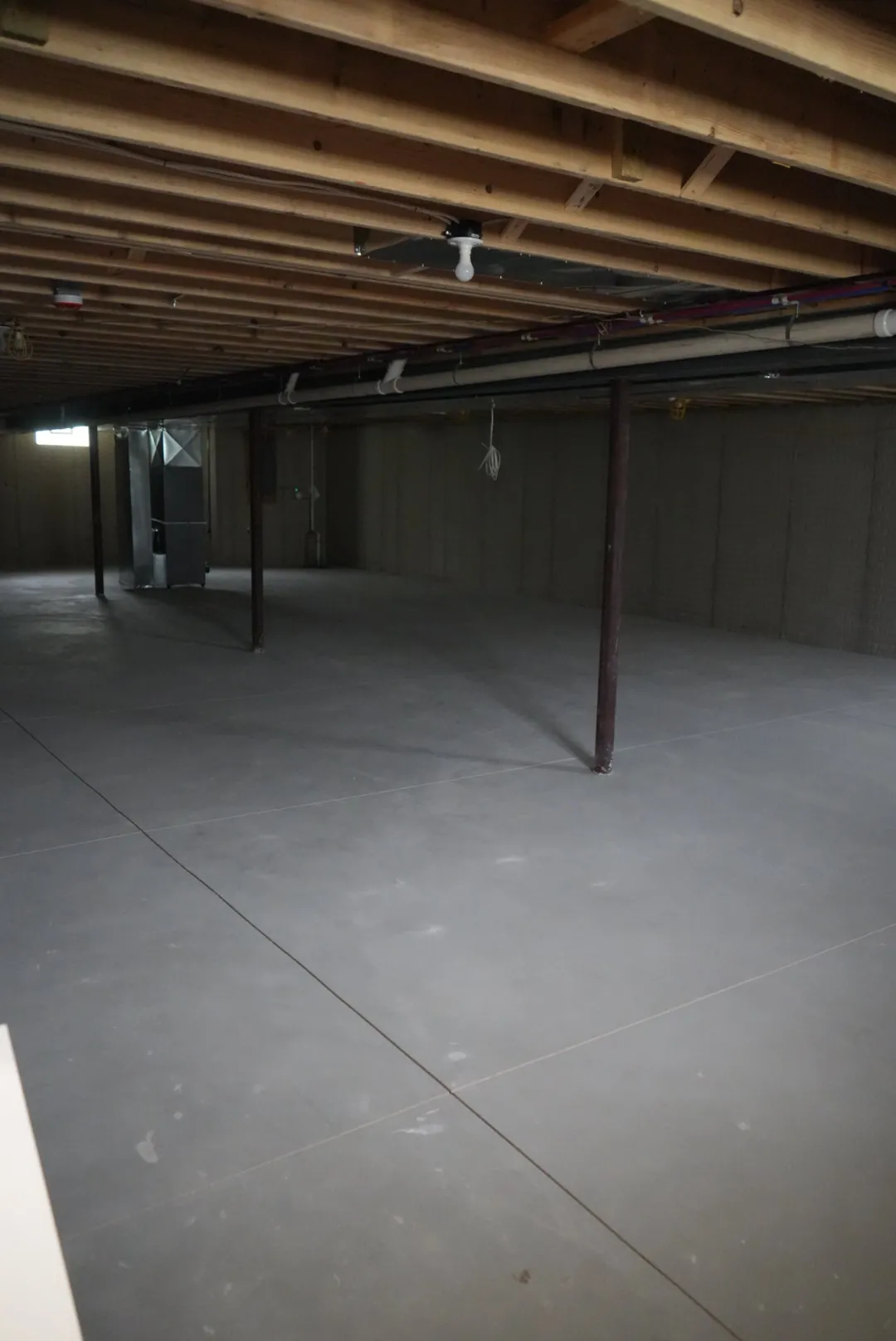 Unfinished basement