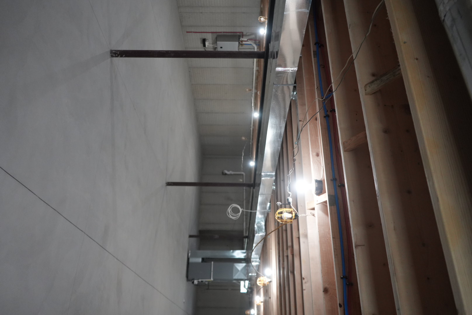 Basement mechanical area